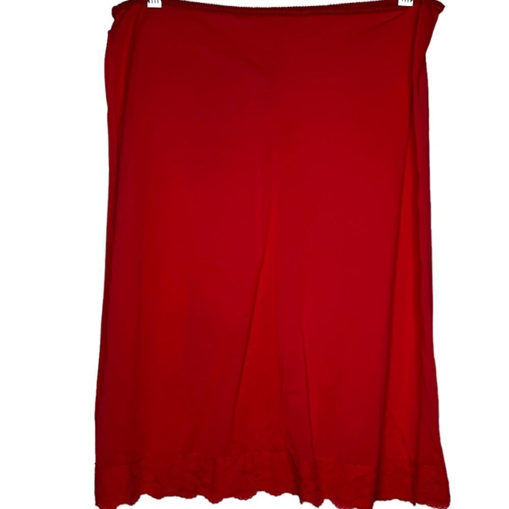 Vintage Red‎ Nylon Slip